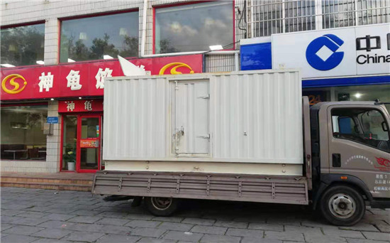 古镇镇出租发电机施工案例